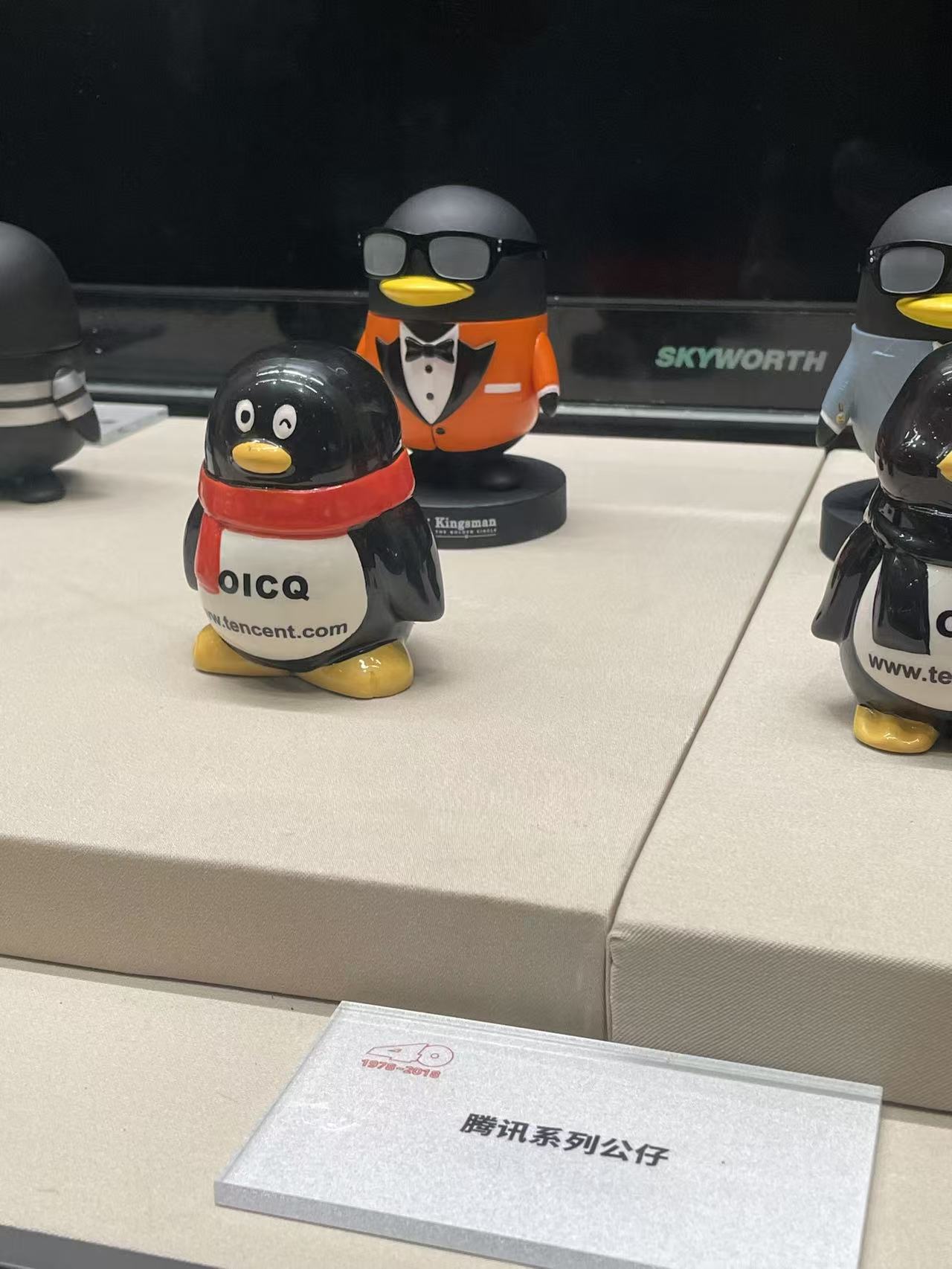 企鹅公仔也入展了呢🐧